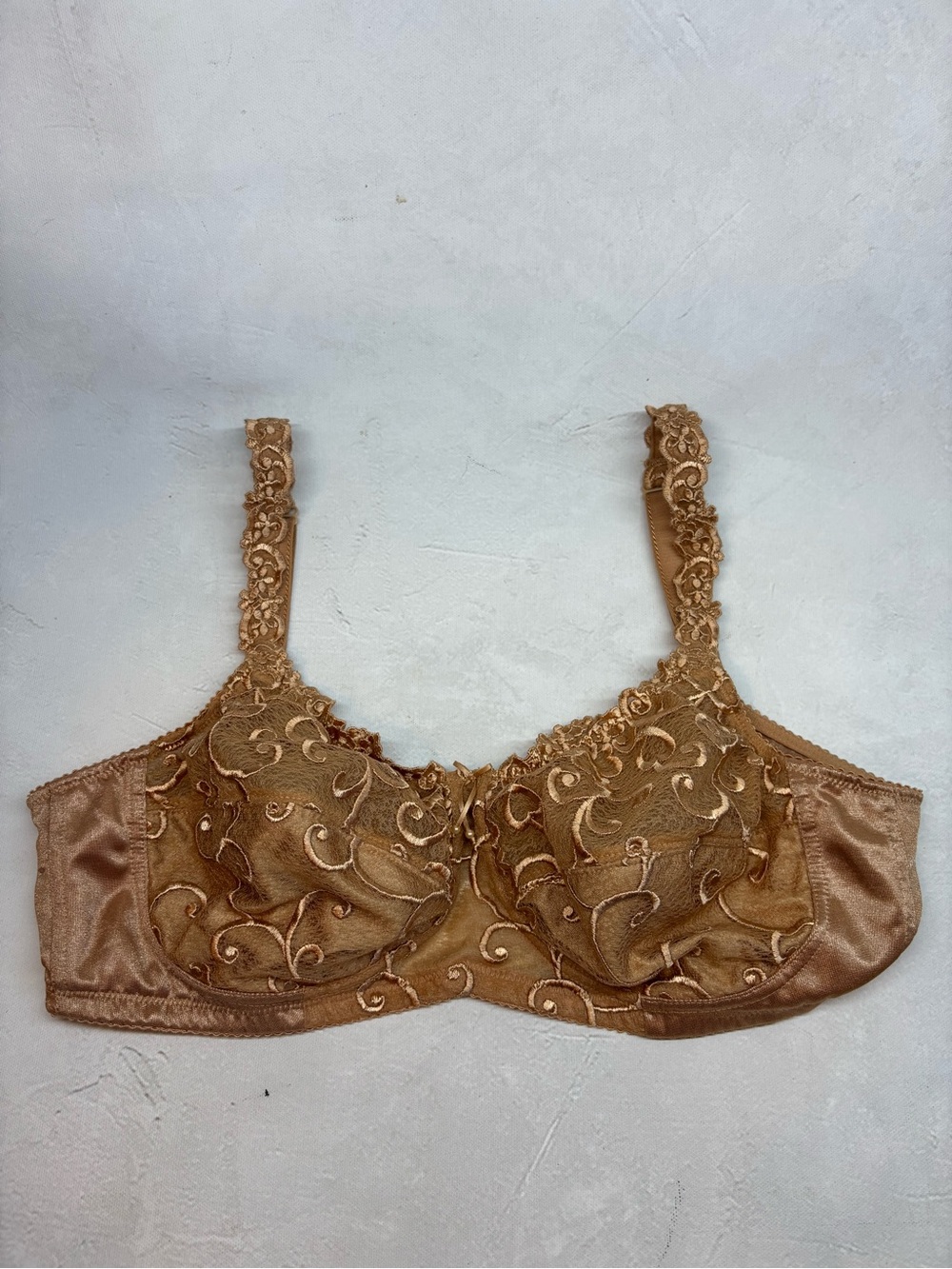 Anita Care Lave Embroidered Masectomy Bra in dark tan, 36C